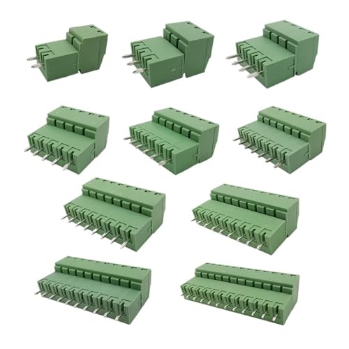 LoRier 5 Paar 15EDG KF2EDG PCB-Schraubklemmenblock-Anschluss mit 3,81 mm Rastermaß, rechtwinkliger/gerader Stift, PCB-Schraubstecker-Buchsenleiste, 2-12-polig (Color : Straight Pin, Size : 5PAIR_3PI LoRier 5 Paar 15EDG KF2EDG PCB-Schraubklemmenblock-Anschluss mit 3,81 mm Rastermaß, rechtwinkliger/gerader Stift, PCB-Schraubstecker-Buchsenleiste, 2-12-polig (Color : Straight Pin, Size : 5PAIR_3PI von LoRier
