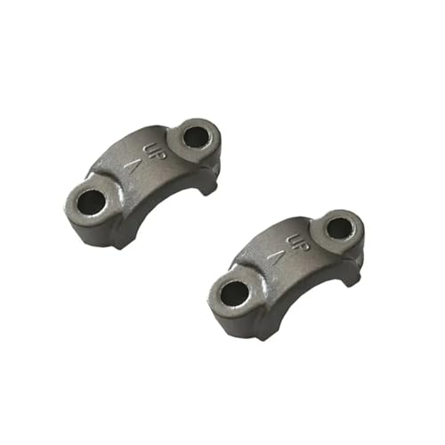 LoRier Universal 7/8 "22mm Hebel Spiegel Halter Bremse/Kupplung Hauptzylinder Klemme Halterung Abdeckung Befestigung Sitz M10 Schrauben Basis Unterstützung (Color : Grey A) von LoRier