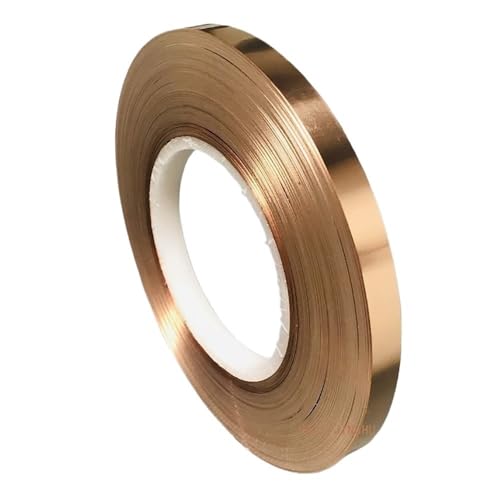 1 Meter T2 Kupferplatten Breite 15 mm Reines Kupfer Dicke 0,1–1 mm Ultradünne Metallfolienstreifenplatte 1 Stück(0.7mm) von Loacea