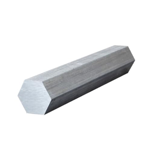 1 Stück Aluminium-Sechskantstangen 6061, Sechskantstangenlänge 4–20 Zoll, Aluminiumstangenhöhe 8–60 mm, Sechskantlegierungsstreifen(500MM*23MM) von Loacea