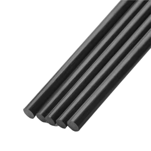 10 Stück 40 Zoll Verstärkungsstangen, Durchmesser 0,5 mm 0,6 mm 2,1 mm 2,5 mm 5,8 mm Kohlefaserstangenstange for Zelt(0.6x1000mm) von Loacea