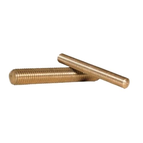 2 Stück Gewindestange M2.5 M3 M6 Außengewinde Messingstange, Länge 100 mm bis 250 mm Stange Messingzahnstreifen Gewindestange(M2.5x250mm) von Loacea
