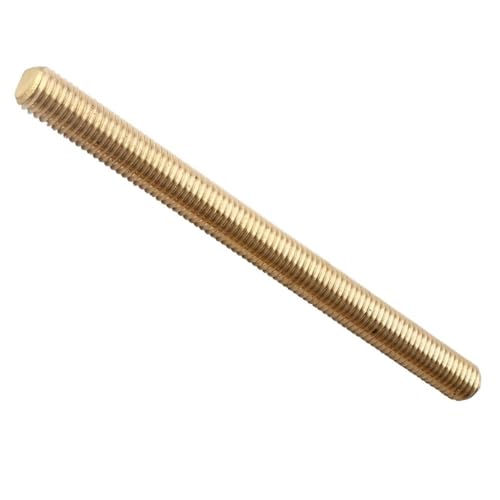 2 Stück Vollgewindestangenbolzen Länge 100 mm 150 mm, M2 M4 M5 Messingstange Messing Alle Gewindestangenbolzen(M2 x 150MM) von Loacea