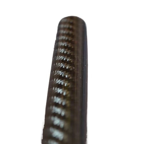 3K Twill-Kohlefaserrohr, 500 mm Länge, Außendurchmesser 8–28 mm, glänzend, leichte Kohlefaser-Hohlstange, 2 Stück(8x6x500mm) von Loacea