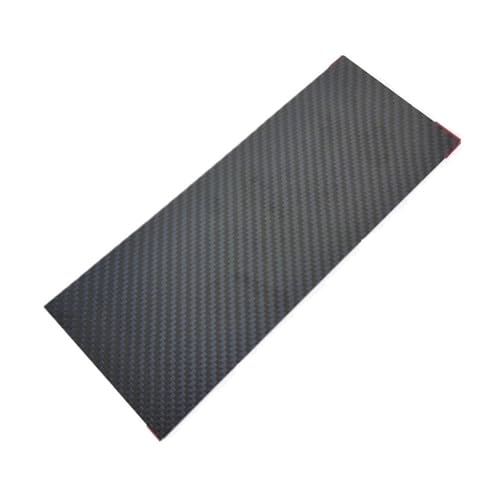 Engineering Fiber Laminate Thick 0.2-6mm, Twill Matte 3K Carbon Board High Strength Strip Flat Sheet 1pc(2.0x10x390mm) von Loacea