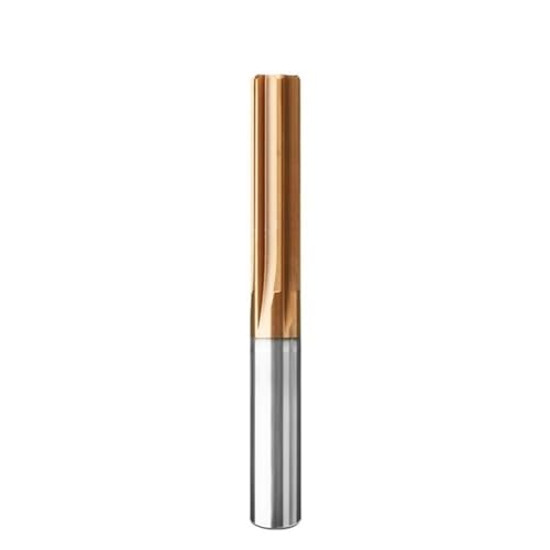 H7 Maschinenreibahle CNC-Werkzeug 1–1,9 mm Durchmesser, HRC60 Hartmetall, gerader Schlitz, 3 Nuten, beschichtet, 1 Stück(1.4x15x38mm) von Loacea