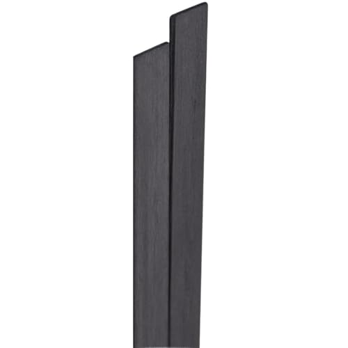 Kohlefaserplatte Schwarz 500 mm, 0,5–6 mm Faserlaminat for Reparaturen, Bastel- und Modellbau, 2 Stück(5.0x30.0x500mm) von Loacea