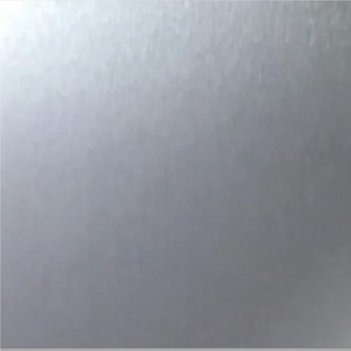 Loacea 2 Stück eloxierte Aluminium-Kupfer-Legierungsplatten, quadratische dünne Metallplatten for den Heimwerkerbau(Silver,0.5x200x200mm) von Loacea