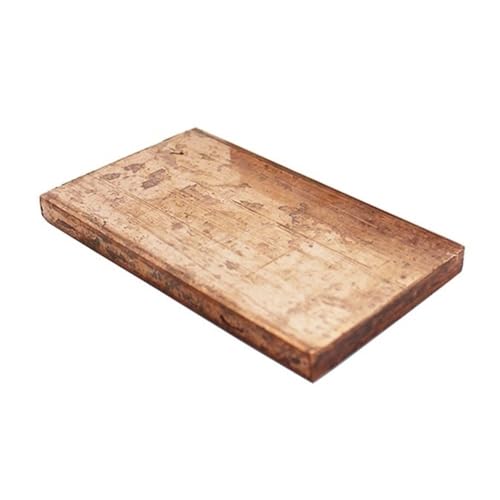Loacea Flache Kupferstange mit hoher Festigkeit, Kupfervierkantstange for Elektro- und Handwerksanwendungen, 1 Stück(8x70x100mm) von Loacea