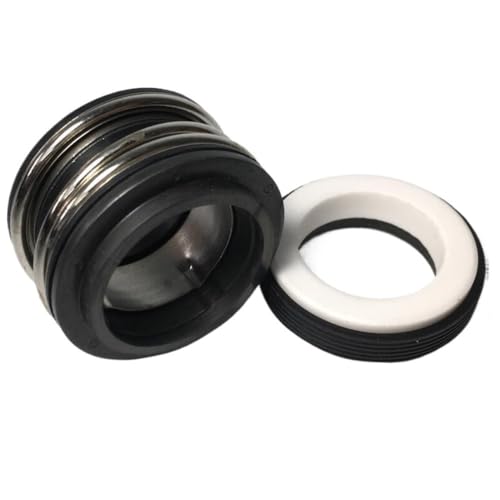 Loacea Typ-E NBR-Wellendichtung mit Keramikringen, Leckschutzdichtung for selbstansaugende Pumpen, 1 Stück(19.02mm) von Loacea