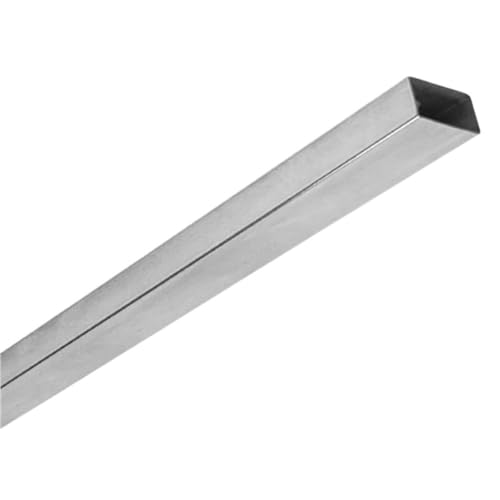 Profil 6063 Aluminiumlegierung Vierkantrohr, rechteckiges Rohr Länge 245mm 500mm Hohles gerades Rohr 1pc(500X10X25X1MM) von Loacea