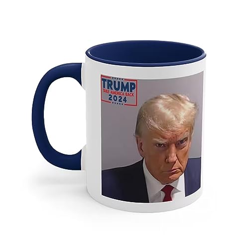 Trump Keramiktasse | Lustige Don-ald Tru-mp MugShot Tasse 11.8oz | Neuartige Kaffee-Teetassen für Kaffee Liebhaber 2024 | Toller Weihnachts Geschenkbecher Aus Keramik für Trump 2024-Unterstützer von Loandicy