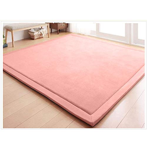 Loartee korallen Samtmatte, Teppich, als Krabbeldecke fürs Kind, Yogamatte und Übungsauflage geeignet, Rose, 200 * 200cm Loartee korallen Samtmatte, Teppich, als Krabbeldecke fürs Kind, Yogamatte und Übungsauflage geeignet, Rose, 200 * 200cm von Loartee