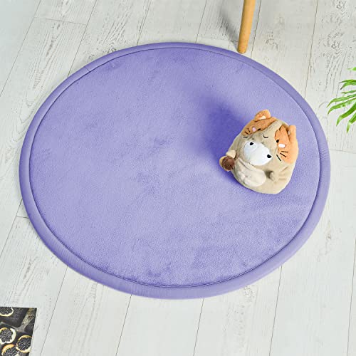 Loartee korallenrote Samtmatte Teppich Rund, als Krabbeldecke fürs Kind,2,5cm Dicker Kinderteppich,Hellblau,140cm Loartee korallenrote Samtmatte Teppich Rund, als Krabbeldecke fürs Kind,2,5cm Dicker Kinderteppich,Hellblau,140cm von Loartee