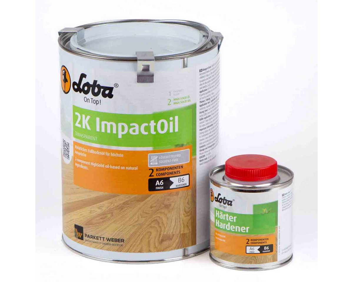 Loba Holzöl Loba ImpactOil 2K-Parkettöl 2,5 kg Loba Holzöl Loba ImpactOil 2K-Parkettöl 2,5 kg von Loba