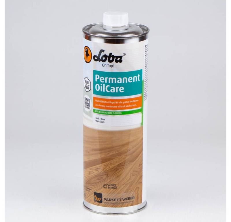 Loba Loba Permanent OilCare Pflegeöl 1 Liter Holzpflegeöl von Loba