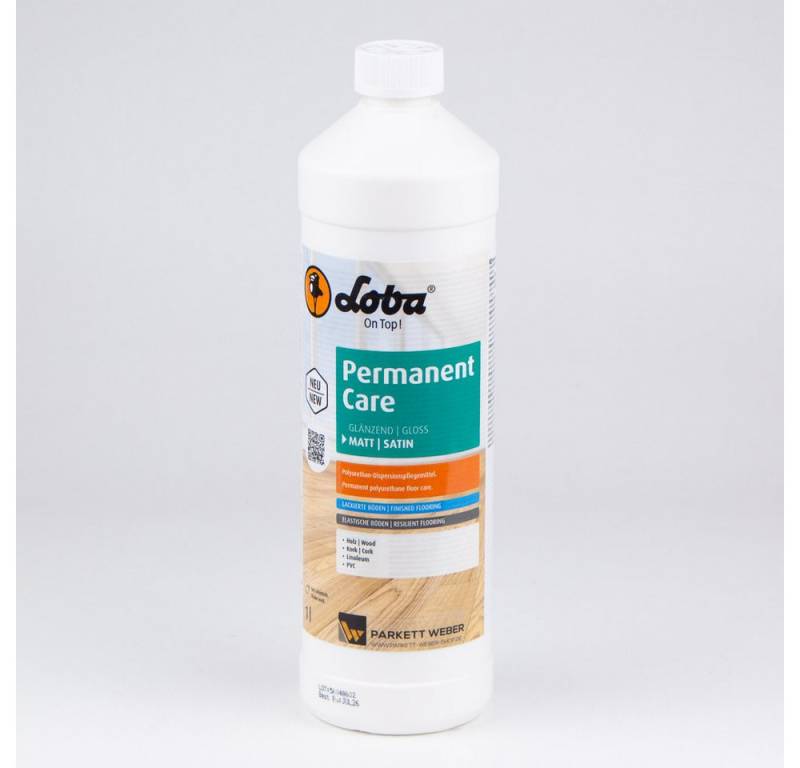 Loba Loba PermanentCare matt 1 Liter (vormals V6 Finish) Parkettreiniger von Loba