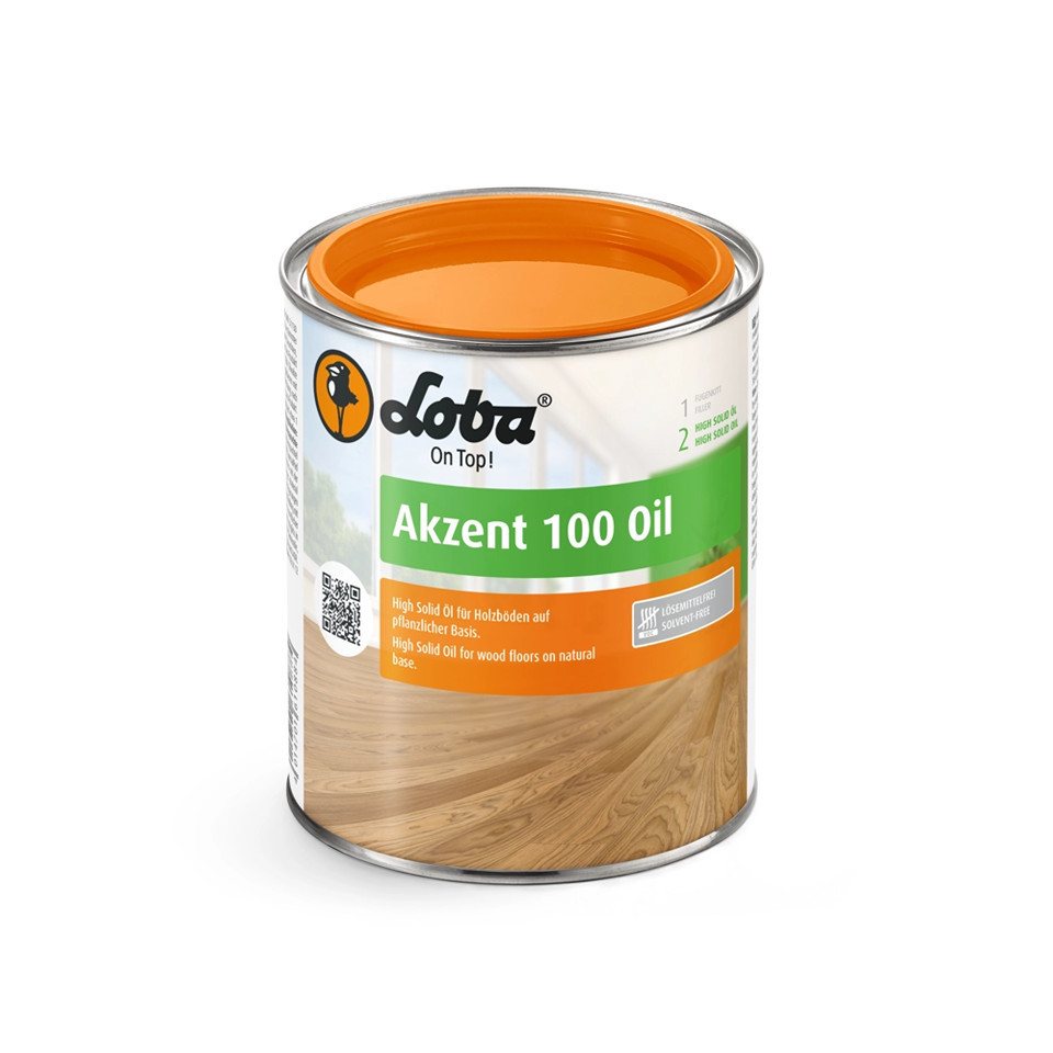 Loba Parkett Oil Loba Akzent 100 Oil 750 ml, 1 St. Loba Parkett Oil Loba Akzent 100 Oil 750 ml, 1 St. von Loba