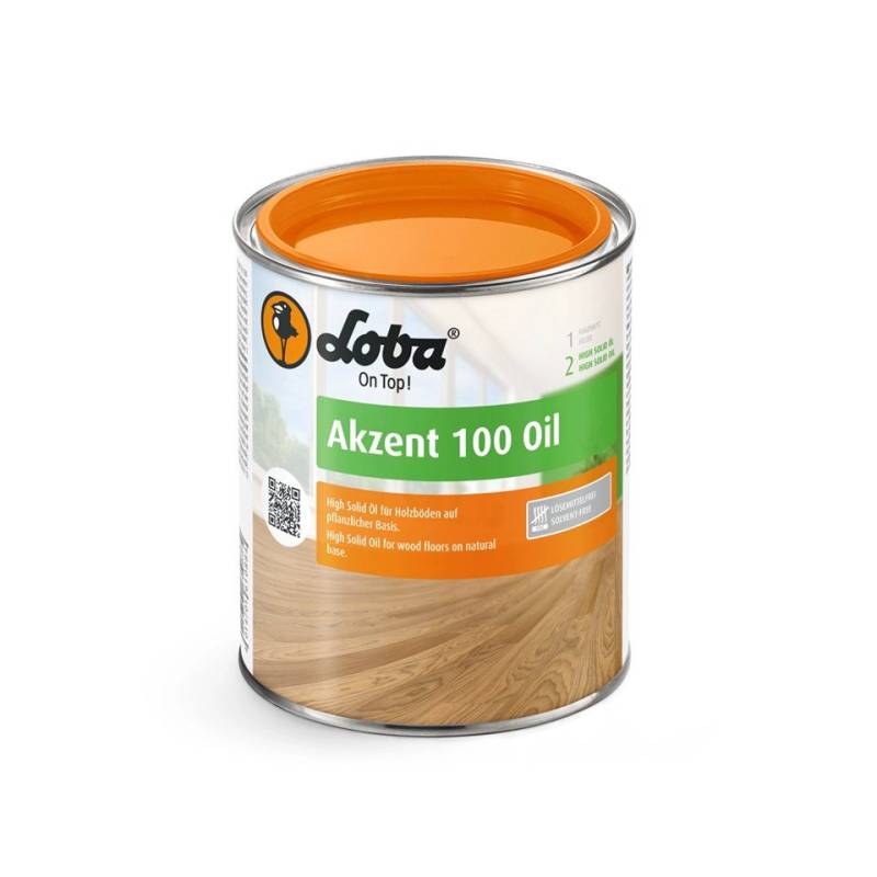 Loba Parkett Oil Loba Akzent 100 Oil 750 ml, 1 St. von Loba