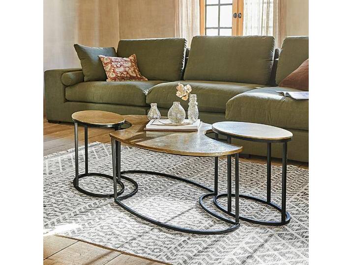Couchtisch 3er Set Pétalique von Loberon