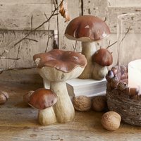 Deko-Pilz 2er Set Beenie von LOBERON