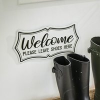 Deko-Schild Welcome von Loberon