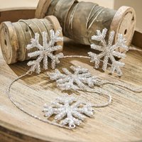 Girlande Snowflakes von Loberon