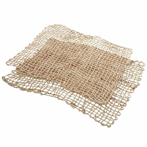 LOBERON Platzset 2er Set Xaintieux, Natürlich Rustikales Flair, Handgeflochten, Naturmaterial in Individueller Form, Tischset, Tischwäsche, Bananengewächs, braun von Loberon