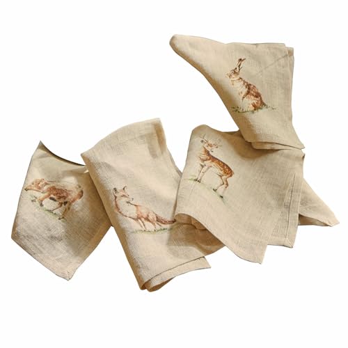 LOBERON Serviette 4er Set Doucier, leinen von Loberon