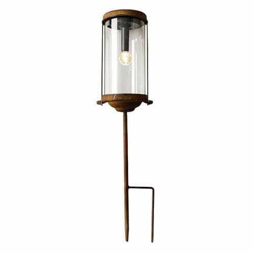 LOBERON Solar-Laterne Mynesto, Einfach zum in die Erde Stecken, Vintage-Charme, Solarbetrieben, Outdoor, Gartendekoration, Gartenbeleuchtung, Eisen, Glas , antikbraun LOBERON Solar-Laterne Mynesto, Einfach zum in die Erde Stecken, Vintage-Charme, Solarbetrieben, Outdoor, Gartendekoration, Gartenbeleuchtung, Eisen, Glas , antikbraun von Loberon