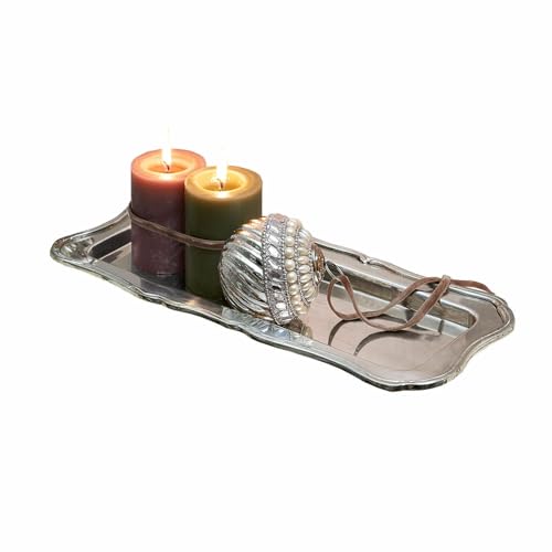 LOBERON Tablett Selkira, silber LOBERON Tablett Selkira, silber von Loberon