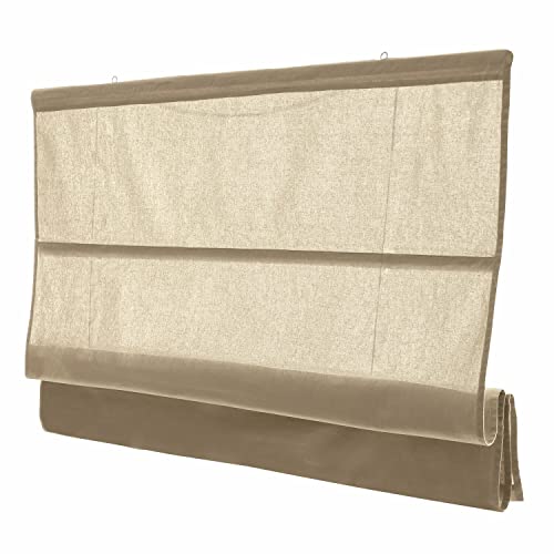 Loberon Faltrollo Fides, Elegantes Design, Höhenverstellbar, Sichtschutz, Fensterdekoration, Baumwolle, leinen Loberon Faltrollo Fides, Elegantes Design, Höhenverstellbar, Sichtschutz, Fensterdekoration, Baumwolle, leinen von Loberon