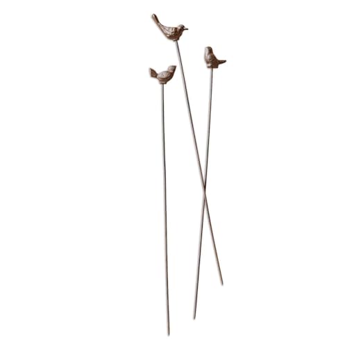 Loberon Gartenstab 3er Set Laver, DREI Deko-Vögelchen, mit Antik-Flair, für Gartenbeete & Große Pflanztöpfe, Outdoor, Gartendekoration, Gartenzubehör, Eisen, antikbraun Loberon Gartenstab 3er Set Laver, DREI Deko-Vögelchen, mit Antik-Flair, für Gartenbeete & Große Pflanztöpfe, Outdoor, Gartendekoration, Gartenzubehör, Eisen, antikbraun von Loberon