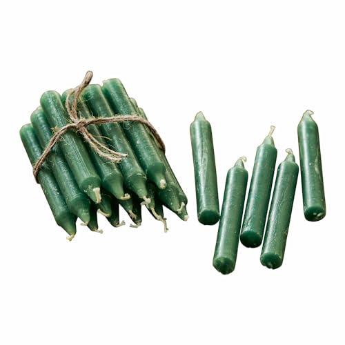Loberon Kerze 20er Set Noufa, handgegossen, geruchsneutrales Wachs, dezentes Design, Dekoration, Stabkerzen, Paraffinwachs, grün Loberon Kerze 20er Set Noufa, handgegossen, geruchsneutrales Wachs, dezentes Design, Dekoration, Stabkerzen, Paraffinwachs, grün von Loberon