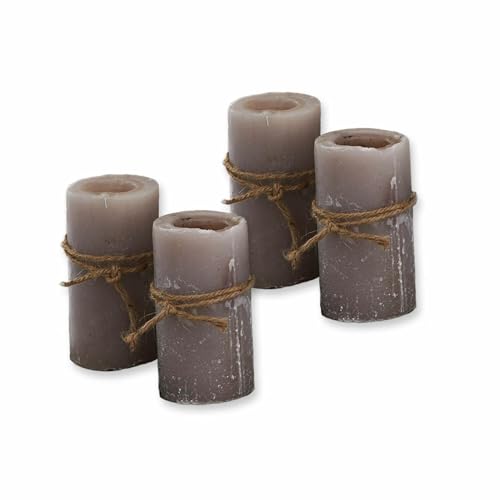 Loberon Kerze 4er Set Braga, durchgefärbte Kerzen, Adventskerzen, Adventskranz, Weihnachten, Weihnachtsdeko, Paraffinwachs, H/Ø ca. 13/7 cm, Taupe Loberon Kerze 4er Set Braga, durchgefärbte Kerzen, Adventskerzen, Adventskranz, Weihnachten, Weihnachtsdeko, Paraffinwachs, H/Ø ca. 13/7 cm, Taupe von Loberon