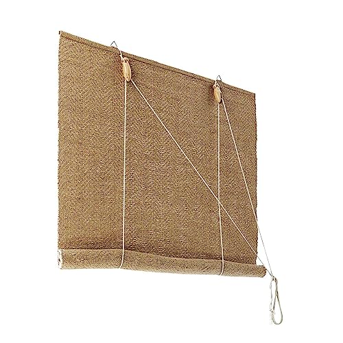 Loberon Rollo Paine, Höhe Individuell Einstellbar, mit Stufenlosem Seitenzug, Abdunkelnd, Einfache Montage, Sichtschutz, Fenstergardine, Jute, braun Loberon Rollo Paine, Höhe Individuell Einstellbar, mit Stufenlosem Seitenzug, Abdunkelnd, Einfache Montage, Sichtschutz, Fenstergardine, Jute, braun von Loberon