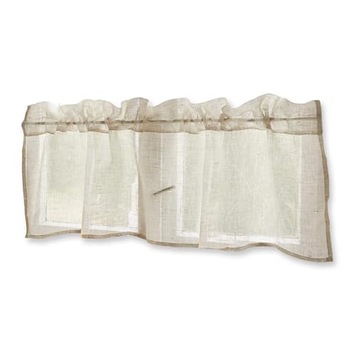 Loberon Scheibengardine Ketou, Weich Fließend & Lichtdurchlässig, mit Integriertem Tunnelzug, Schlichtes Design, Sichtschutz, Fensterdekoration, Leinen, beige Loberon Scheibengardine Ketou, Weich Fließend & Lichtdurchlässig, mit Integriertem Tunnelzug, Schlichtes Design, Sichtschutz, Fensterdekoration, Leinen, beige von Loberon