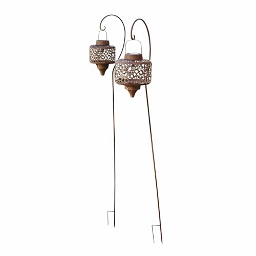 Loberon Solar-Laterne 2er Set Robelline, antikbraun Loberon Solar-Laterne 2er Set Robelline, antikbraun von Loberon