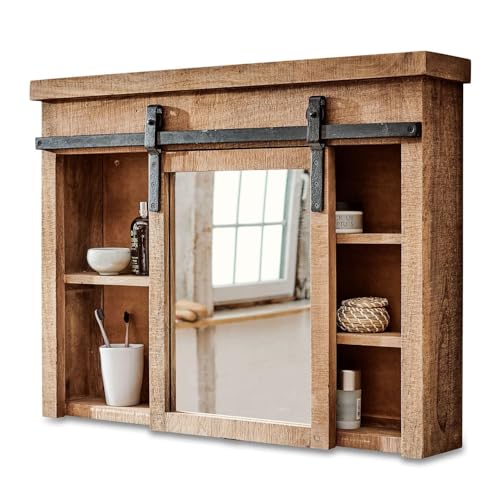 Loberon Spiegelschrank Taylors Island, Rustikales Design, Industrial Style, Natürliche Maserung, Badmöbel, Mangoholz, Eisen, Spiegelglas, braun Loberon Spiegelschrank Taylors Island, Rustikales Design, Industrial Style, Natürliche Maserung, Badmöbel, Mangoholz, Eisen, Spiegelglas, braun von Loberon