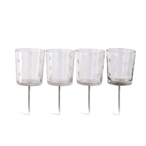 Loberon Steckwindlicht Set Fenella - Deko Kerzengläser Für Teelichter & Stumpenkerzen - Mundgeblasenes Glas - Ideal Für Adventskränze - 4 Windlichter Loberon Steckwindlicht Set Fenella - Deko Kerzengläser Für Teelichter & Stumpenkerzen - Mundgeblasenes Glas - Ideal Für Adventskränze - 4 Windlichter von Loberon