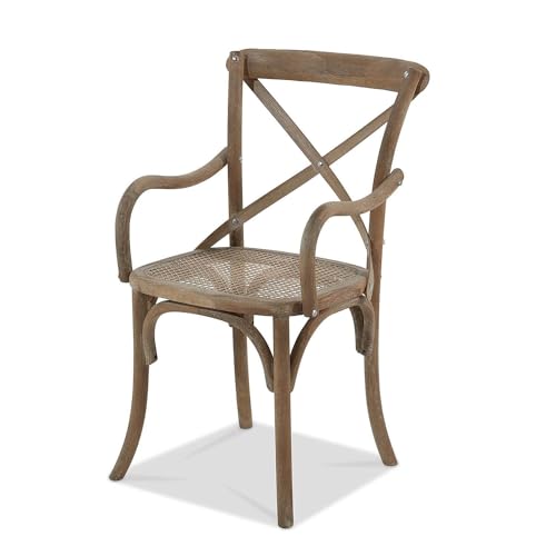 Loberon Stuhl Terrebonne, Geschwungene Form, Zeitloses Design, Natürlicher Charme, Esszimmerstuhl, Sitzmöbel, Rattan, Eichenholz, antikbraun Loberon Stuhl Terrebonne, Geschwungene Form, Zeitloses Design, Natürlicher Charme, Esszimmerstuhl, Sitzmöbel, Rattan, Eichenholz, antikbraun von Loberon