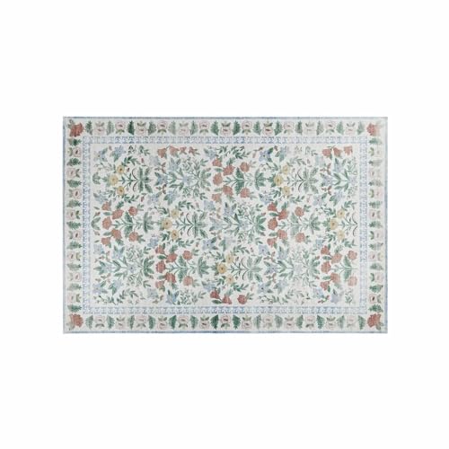 Loberon Teppich Jallorin, Floral Bedruckt, Gewebte Struktur, Dezente Farbgebung, Angenehme Haptik, 170x240 cm, Wohntextilien, Wohn-Accessoire, Baumwolle, bunt Loberon Teppich Jallorin, Floral Bedruckt, Gewebte Struktur, Dezente Farbgebung, Angenehme Haptik, 170x240 cm, Wohntextilien, Wohn-Accessoire, Baumwolle, bunt von Loberon