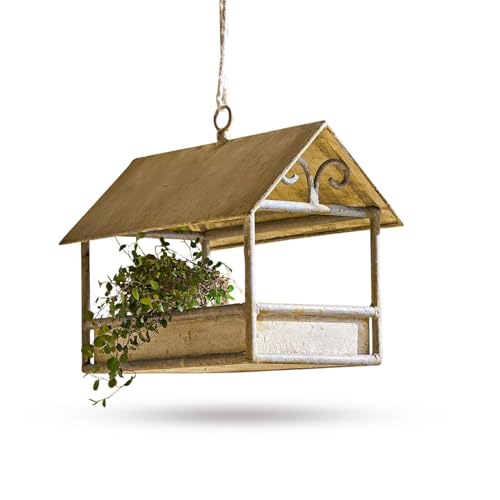 Loberon Vogelhaus Rantolla, Shabby-Chic, Wasser- & frostresistent, zum Aufhängen oder Hinstellen, Antik-Patina, Gartendekoration, Gartenzubehör, Eisen, antikbraun Loberon Vogelhaus Rantolla, Shabby-Chic, Wasser- & frostresistent, zum Aufhängen oder Hinstellen, Antik-Patina, Gartendekoration, Gartenzubehör, Eisen, antikbraun von Loberon