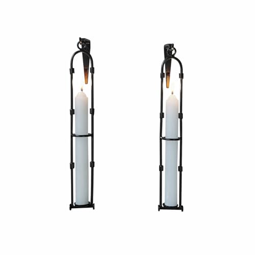 Loberon Wandkerzenhalter 2er Set Vivendas, antikschwarz Loberon Wandkerzenhalter 2er Set Vivendas, antikschwarz von Loberon
