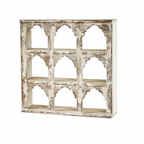 Loberon Wandorganizer Lorinique, Nostalgischer Charme, Rustikale Eleganz, Historische Rundbogen-Öffnungen, Wanddekoration, Wohn-Accessoire, MDF, Eisen, antikweiß Loberon Wandorganizer Lorinique, Nostalgischer Charme, Rustikale Eleganz, Historische Rundbogen-Öffnungen, Wanddekoration, Wohn-Accessoire, MDF, Eisen, antikweiß von Loberon