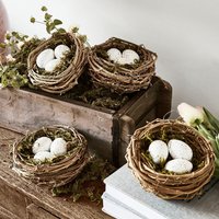 Nest mit Eiern 4er Set Trista von Loberon