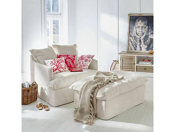 Sessel mit Hocker Avignon von Loberon