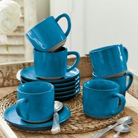 Tasse mit Untertasse 6er Set Biarré von Loberon