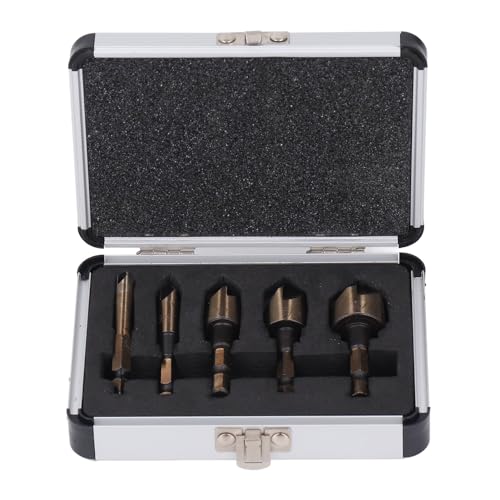 COUNTESINK DRILL BIT SET 5 FLUTES PRECISE COUNTERSINKING VERSATILE APPLICATION FOR WOOD METAL WORKING COUNTESINK DRILL BIT SET 5 FLUTES PRECISE COUNTERSINKING VERSATILE APPLICATION FOR WOOD METAL WORKING von Loboo Idea