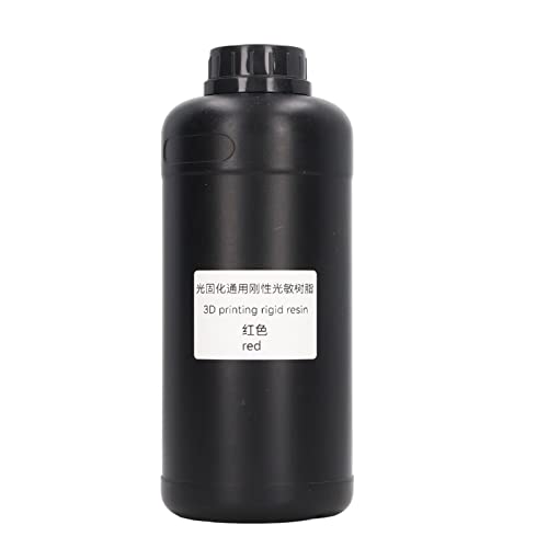 Curing 3D Printer Resin Efficient Printing High Compatibility 1000ml Resin for DLP LCD 3D Printer (Red) von Loboo Idea